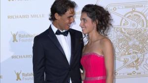 Rafa Nadal y Xisca Perelló, en una gala de la fundación del tenista.