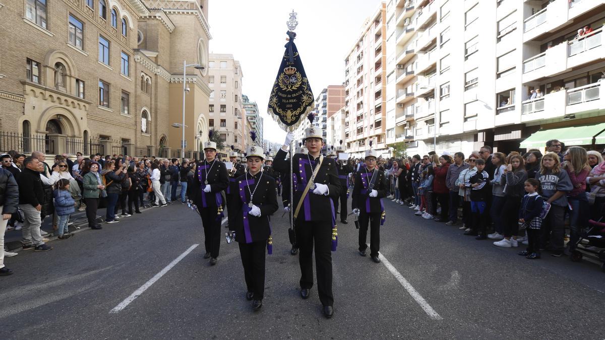 En imágenes | Procesiones del Jueves Santo en Zaragoza