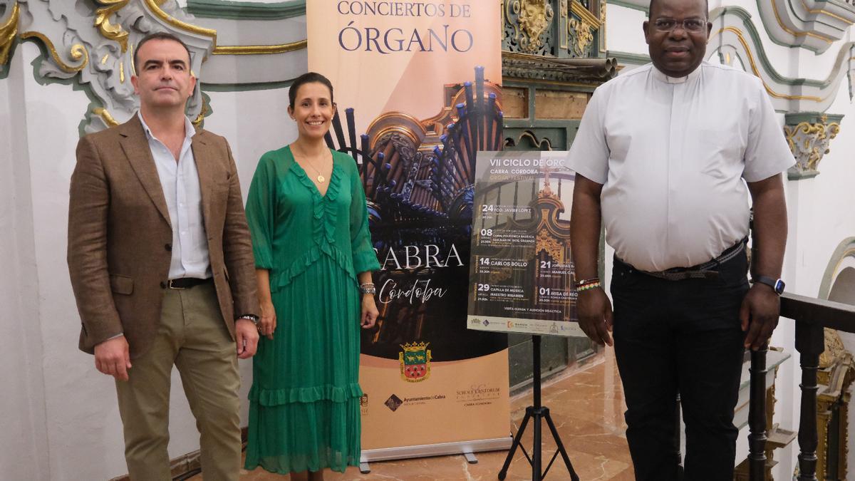 Presentación del ciclo de conciertos de órgano, en Cabra.