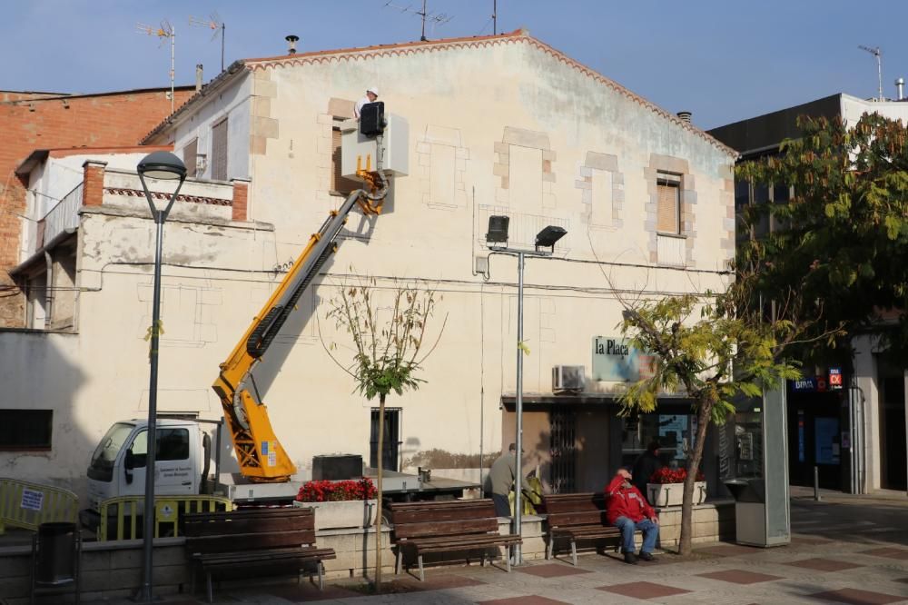 Mural de la plaça de la Vila de Navarcles