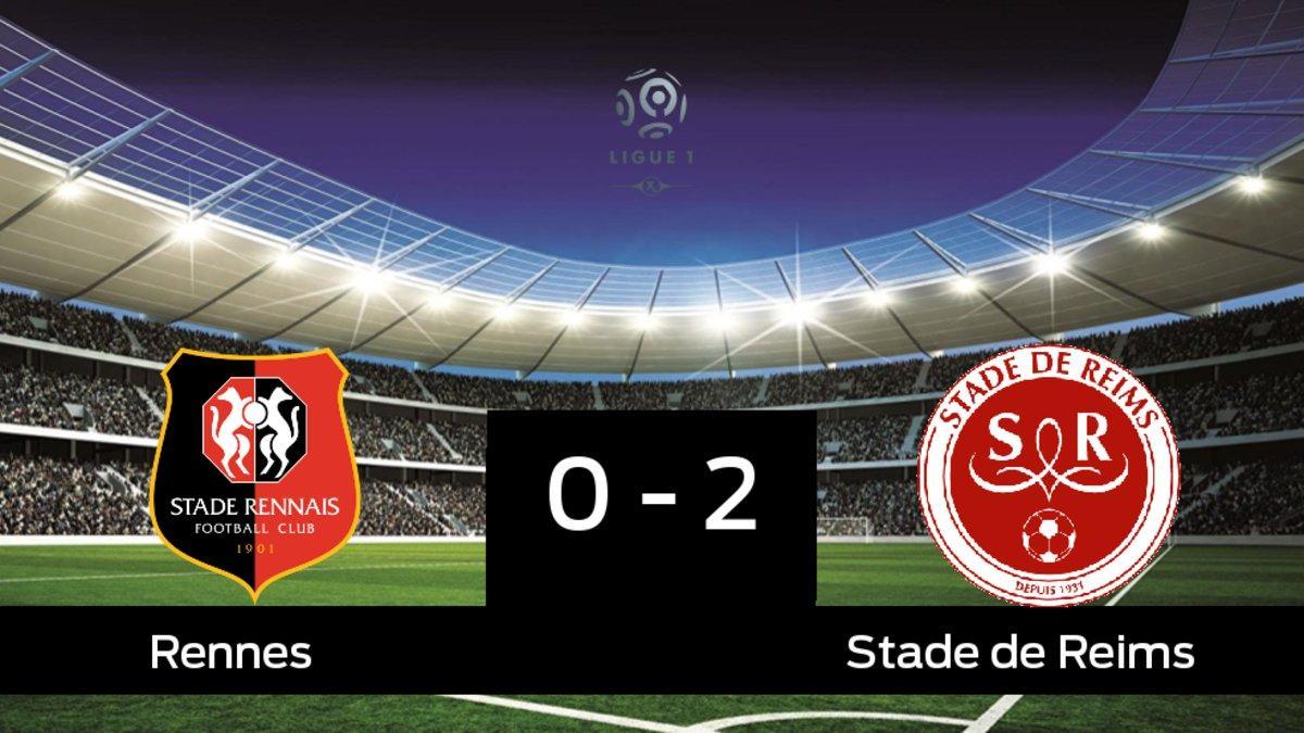 Rennes 0 - 2 Stade de Reims: El Stade de Reims vence por 0-2 al Rennes