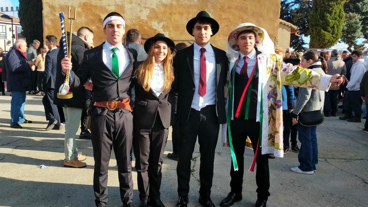 Por la izquierda; Isaac López, Sofía Vega, Eriz Casas y Alejandro Vega