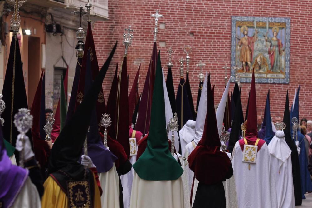 Las imágenes del Resucitado, la procesión del Domingo de Resurrección que pone punto final a la Semana Santa de Málaga