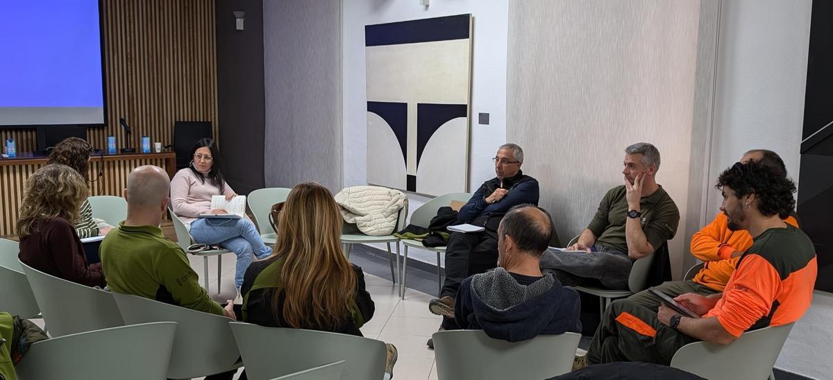 Reunión de las entidades que participan con la concejala de Transición Ecológica de Pego