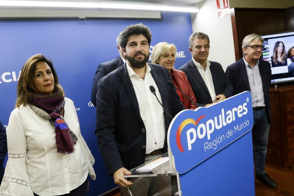 Así fue la noche electoral en la sede del PP