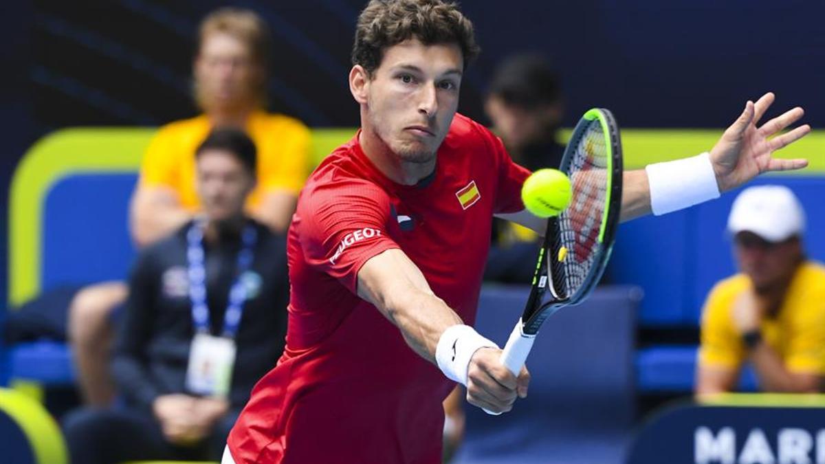 El tenista Pablo Carreño, en la copa ATP.