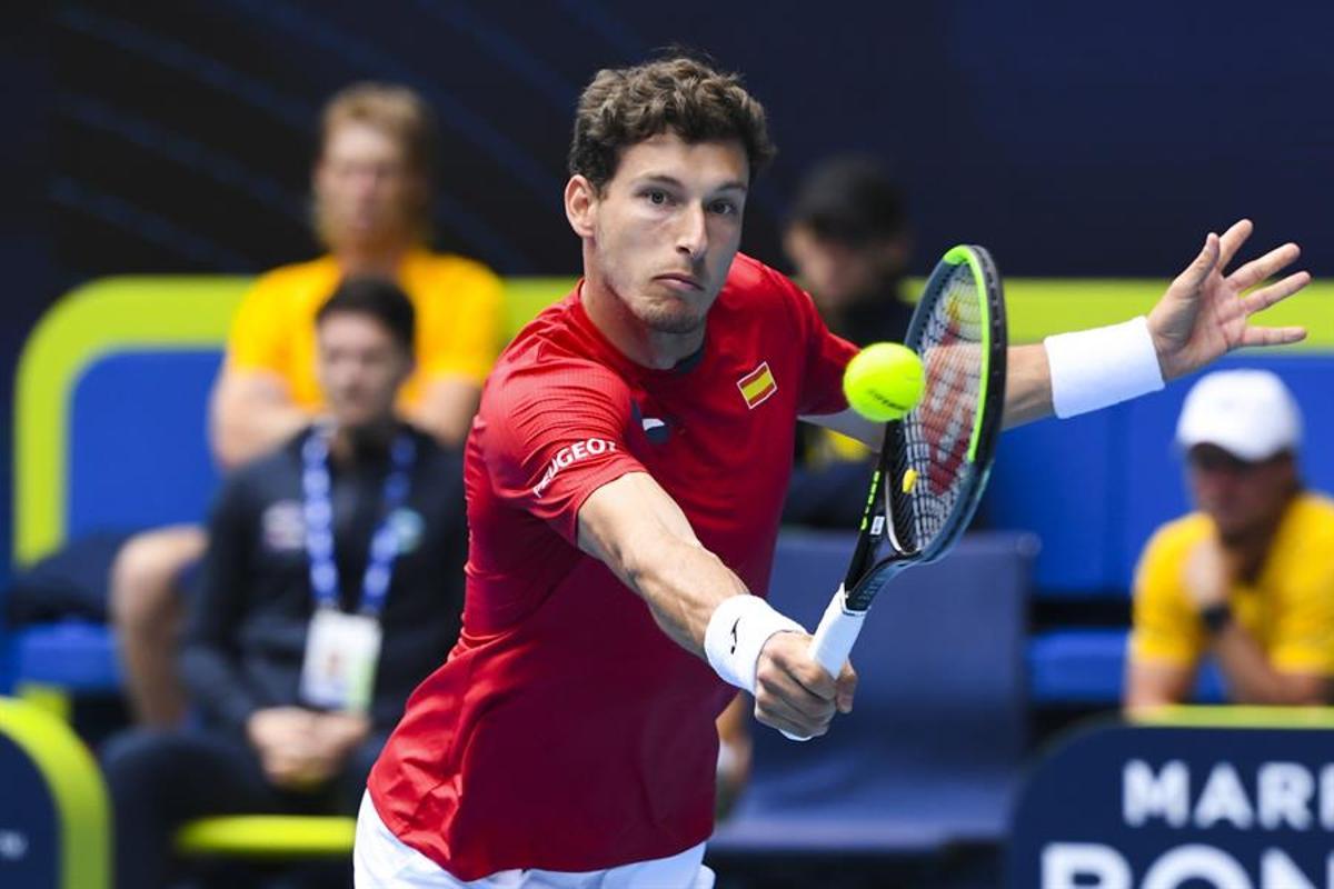 El tenista Pablo Carreño, en la copa ATP.