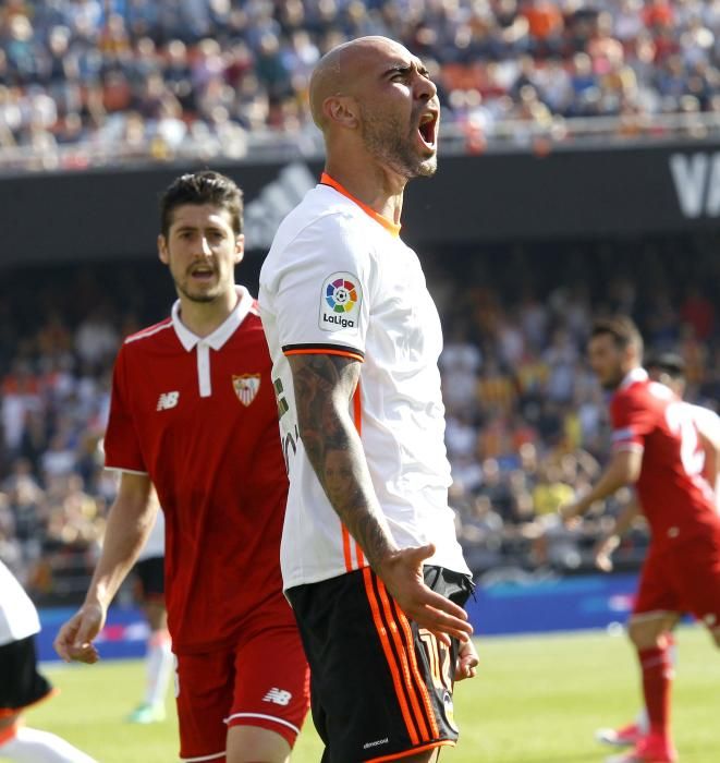 Valencia - Sevilla, en imágenes