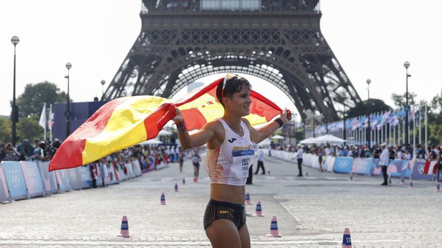 Las carreras masculina y femenina de 20 km marcha de los Juegos Olímpicos, en imágenes