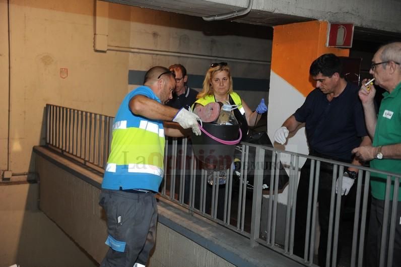 Desalojan al presunto violador del parking de la Glorieta