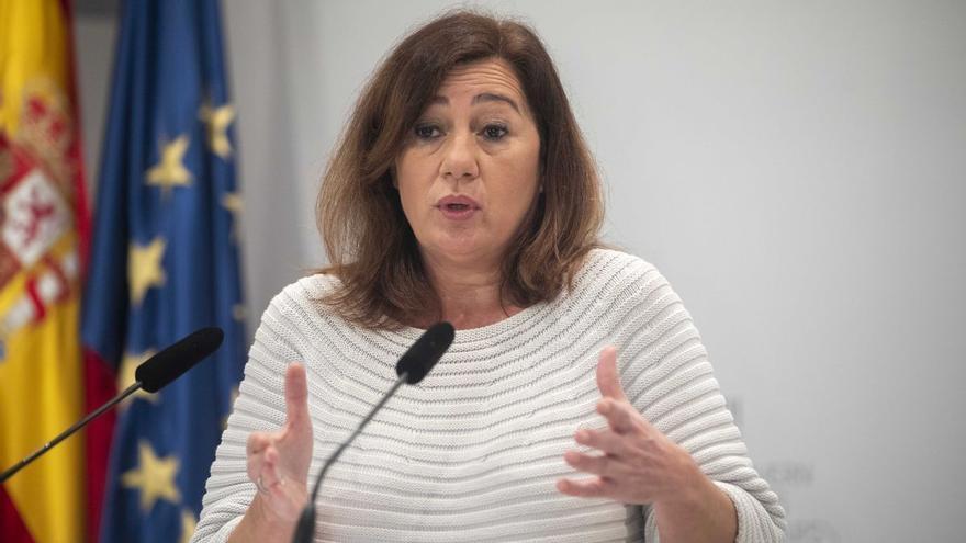 Armengol: &quot;No es justo que la clase trabajadora de Baleares pague impuestos para condonárselos a los ricos en Andalucía&quot;