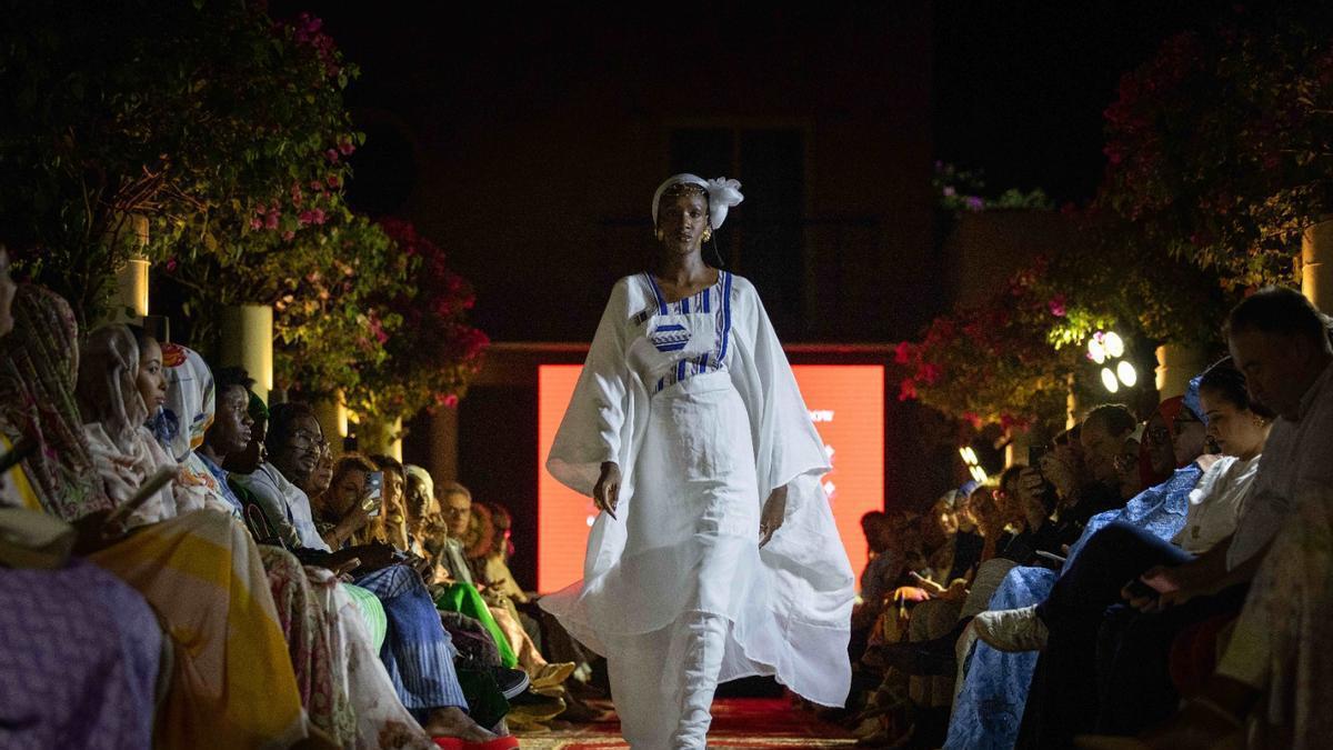 Pasarela del desfile, Clúster de Moda en la Embajada de España