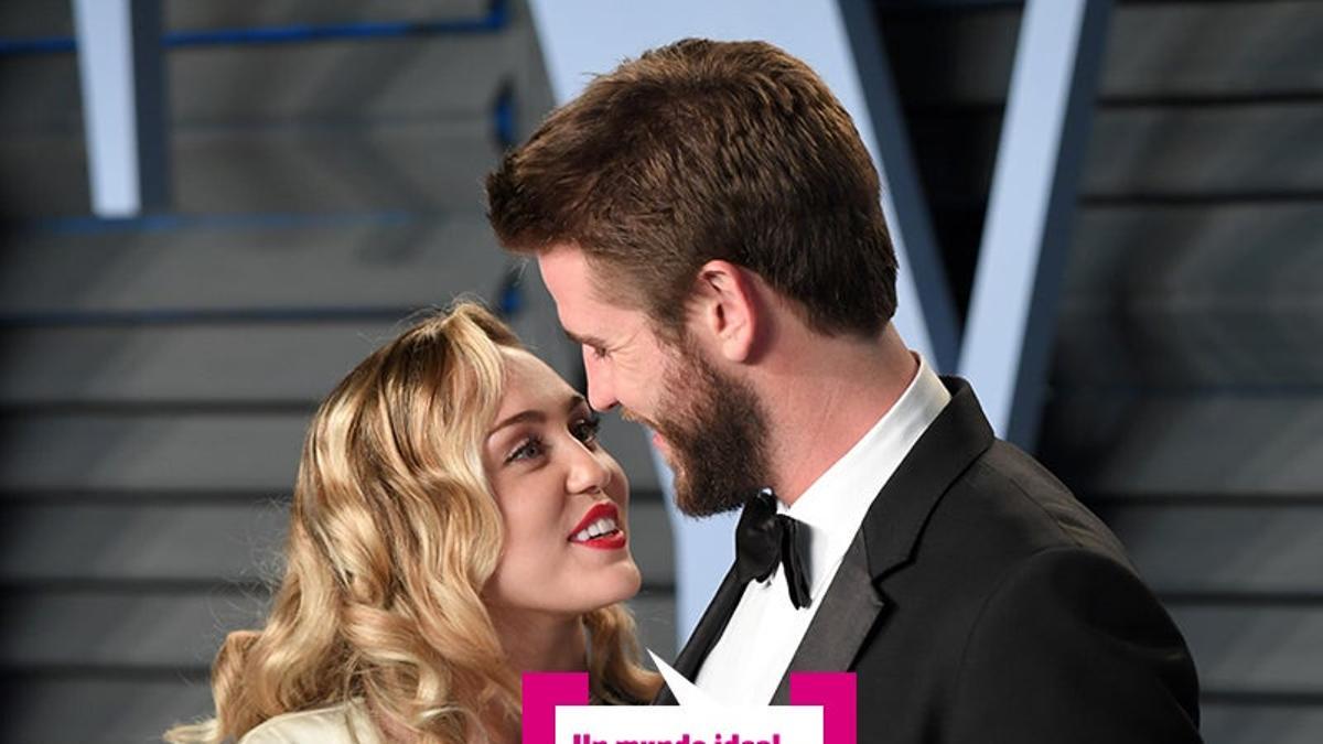 Liam Hemsworth y Miley Cyrus momento ideal