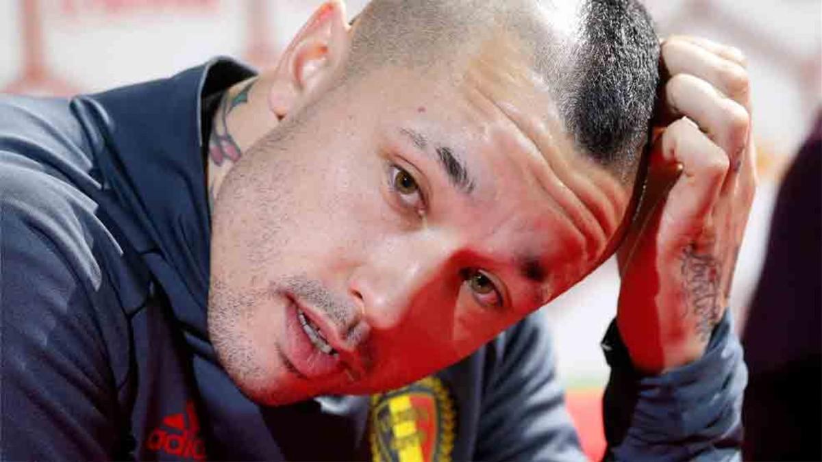 Nainggolan reaccionó a su ausencia del Mundial 2018