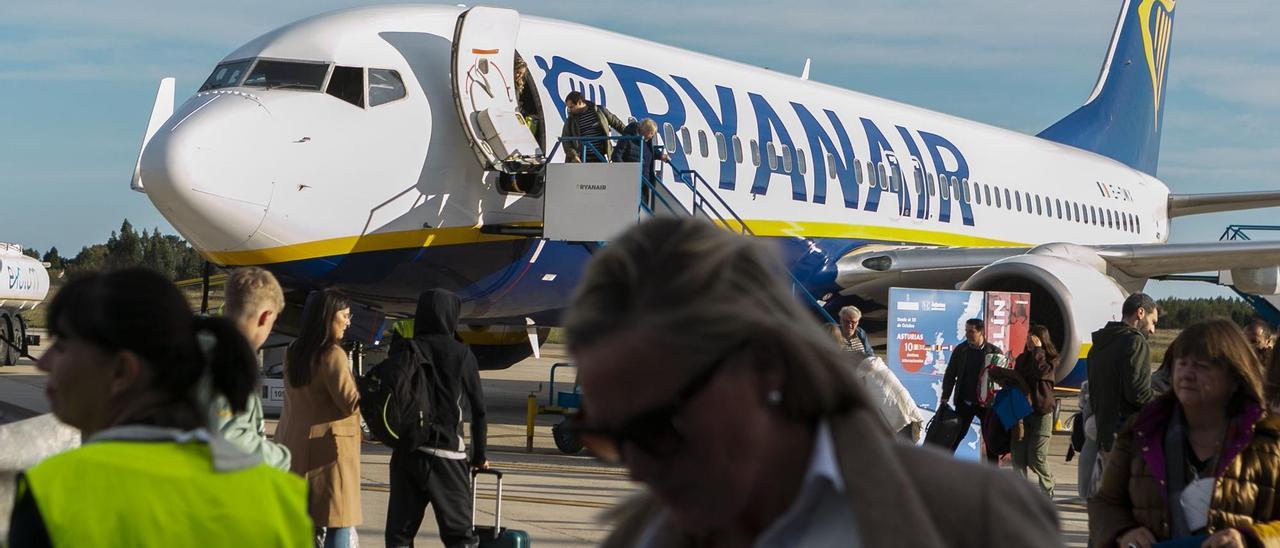 Ryanair se estrena en Asturias y una primera conexión con Dublín.