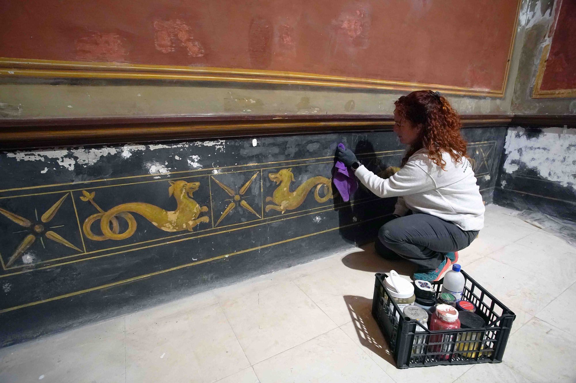 Restauración del Museo Loringiano, en el Jardín de la Concepción.