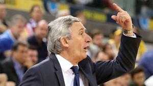 Svetislav Pesic, en su etapa en el FC Barcelona