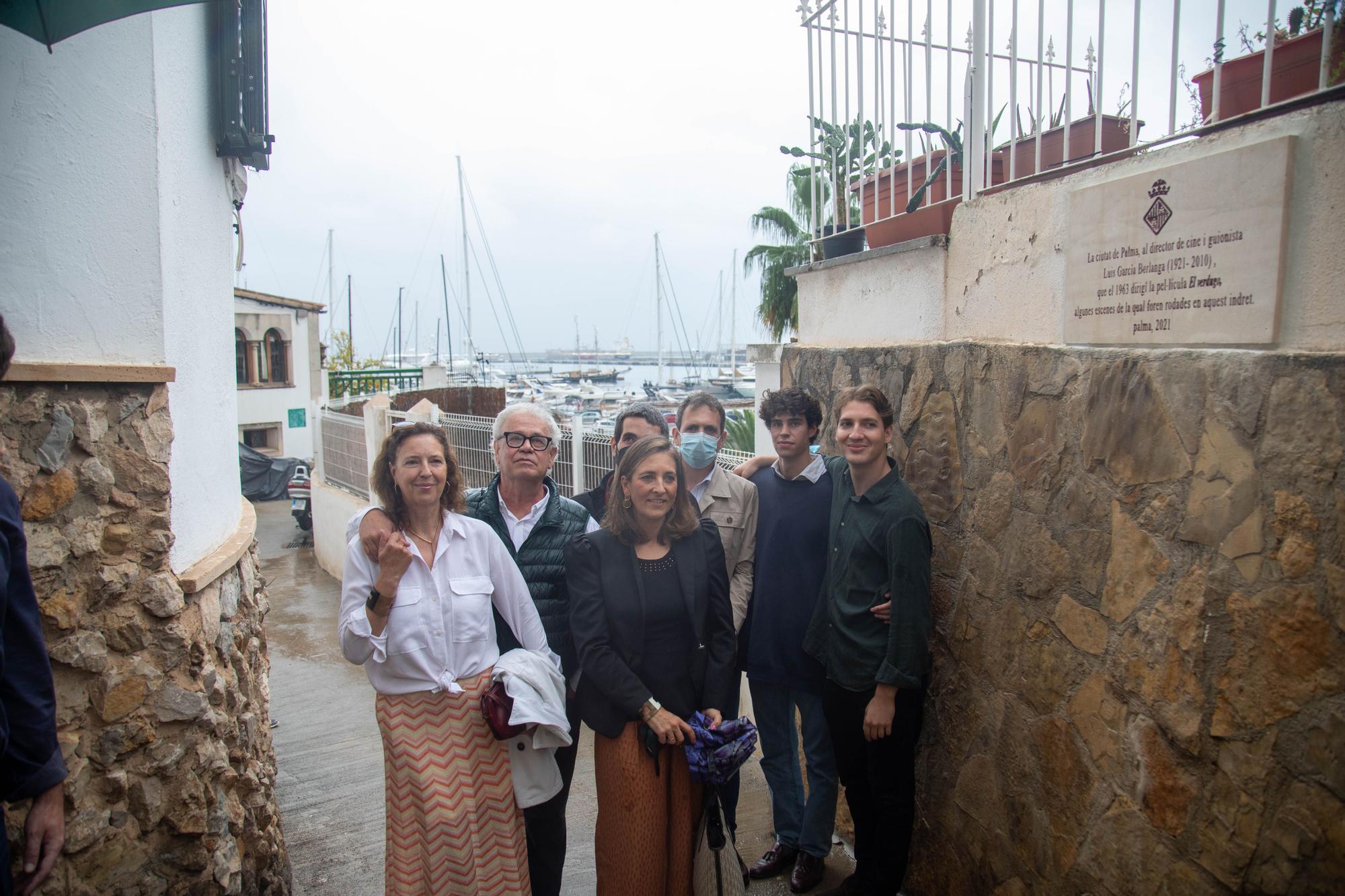 Palma homenajea a Berlanga con una placa en la calle Portassa