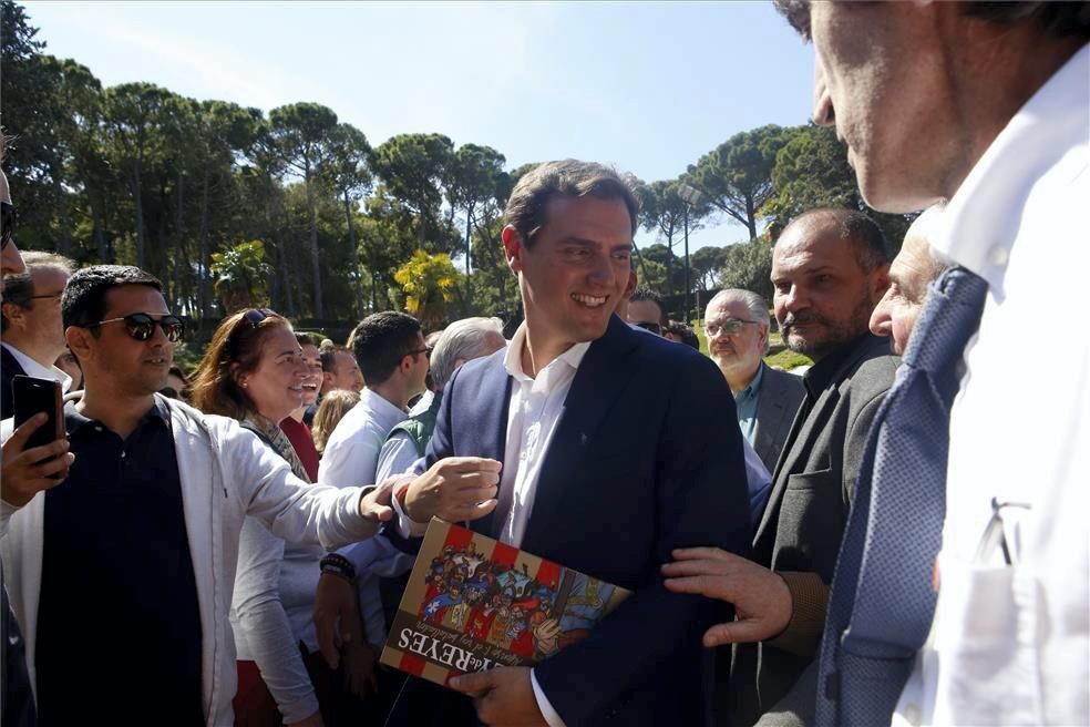 Albert Rivera de precampaña en Zaragoza