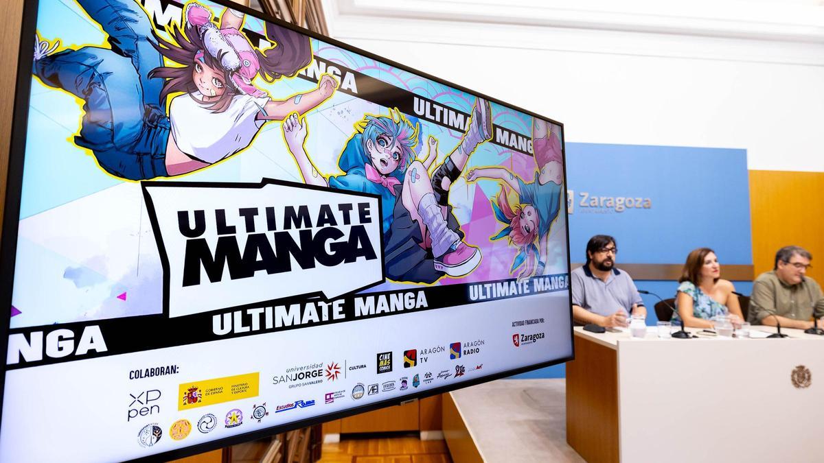El Ultimate Manga se ha presentado este lunes en el Ayuntamiento de Zaragoza.