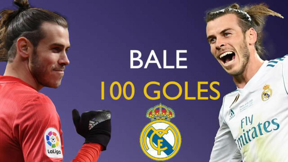 Gareth Bale, 100 goles como madridista