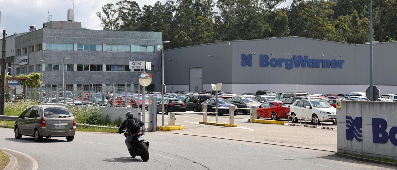 Entrada a la planta de BorgWarner.