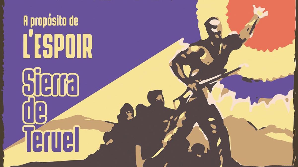Cartel anunciador de las jornadas de Viver sobre la Guerra Civil.