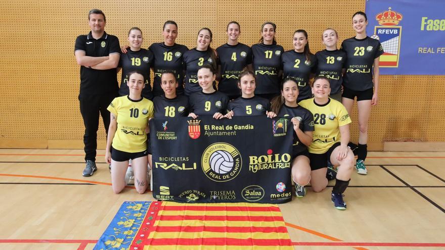 El Club Voleibol del Real de Gandia se queda sin ascenso a Nacional