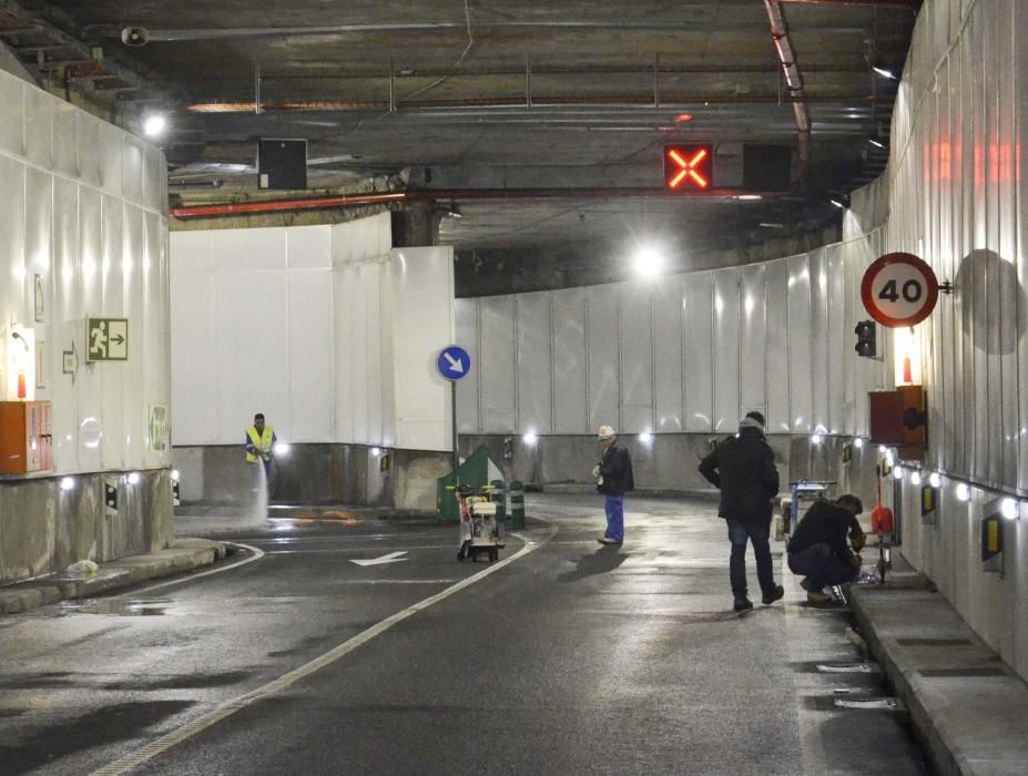 El túnel de O Parrote estará dos días cerrado