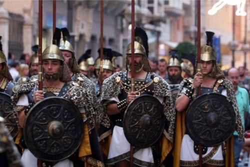 Desfile General de Carthagineses y Romanos