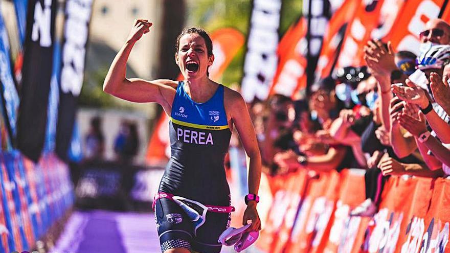 Saida Perea triunfa en el Triatlón 
ICAN Half Gandia