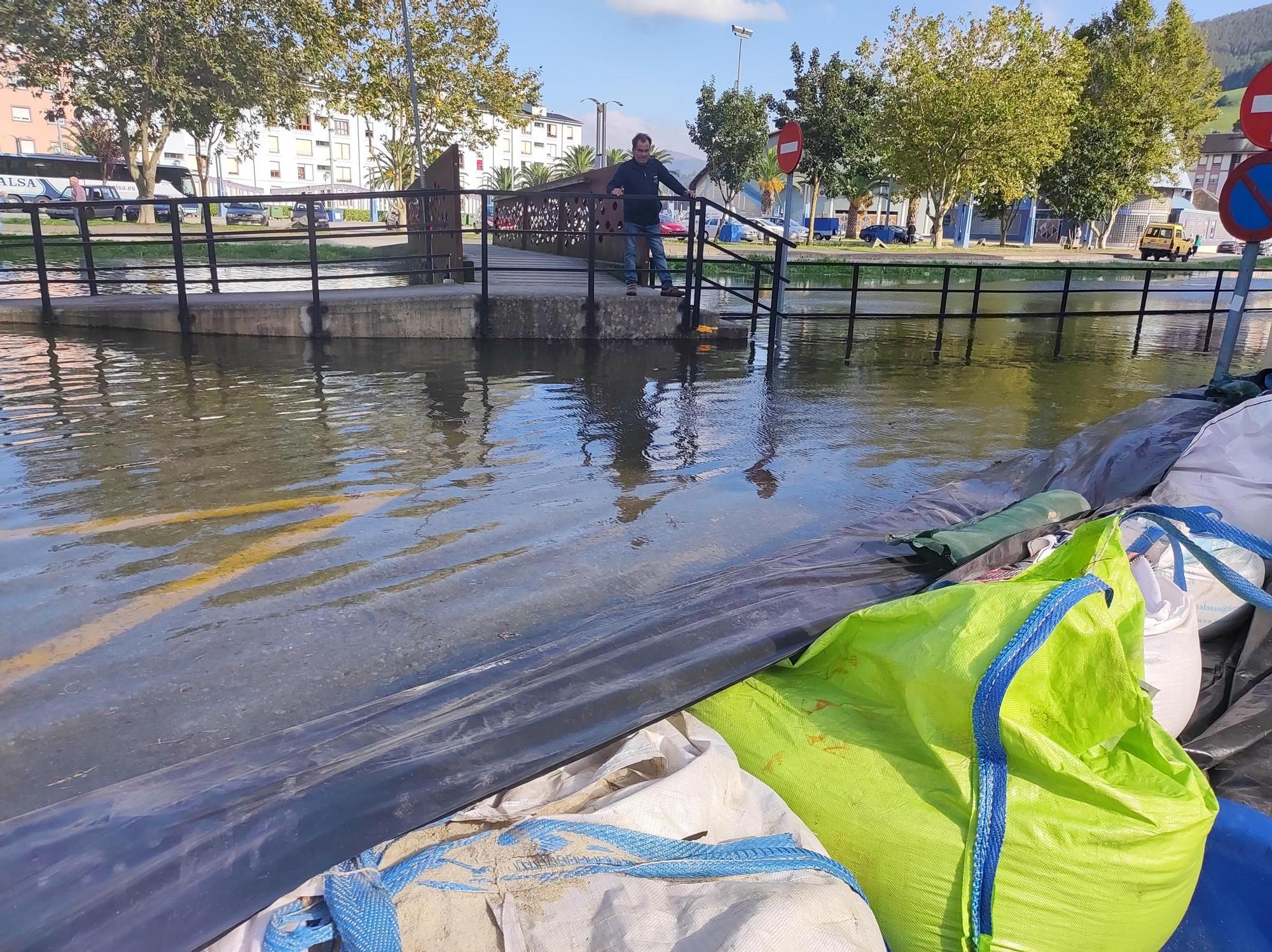 En imágenes: El efecto de las mareonas en Vegadeo, Navia y Luarca