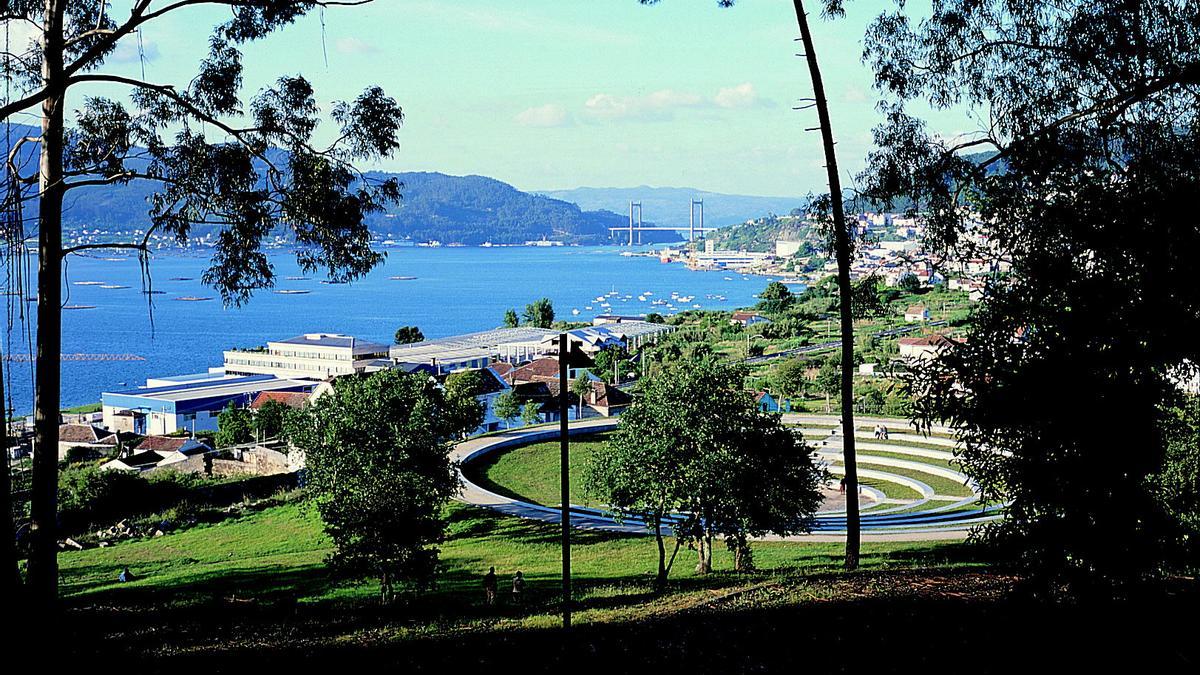 El parque de A Riouxa, en imágenes tomadas en distintos momentos