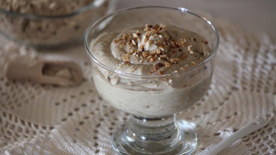 Mousse de gofio de las Recetas de Carmen.