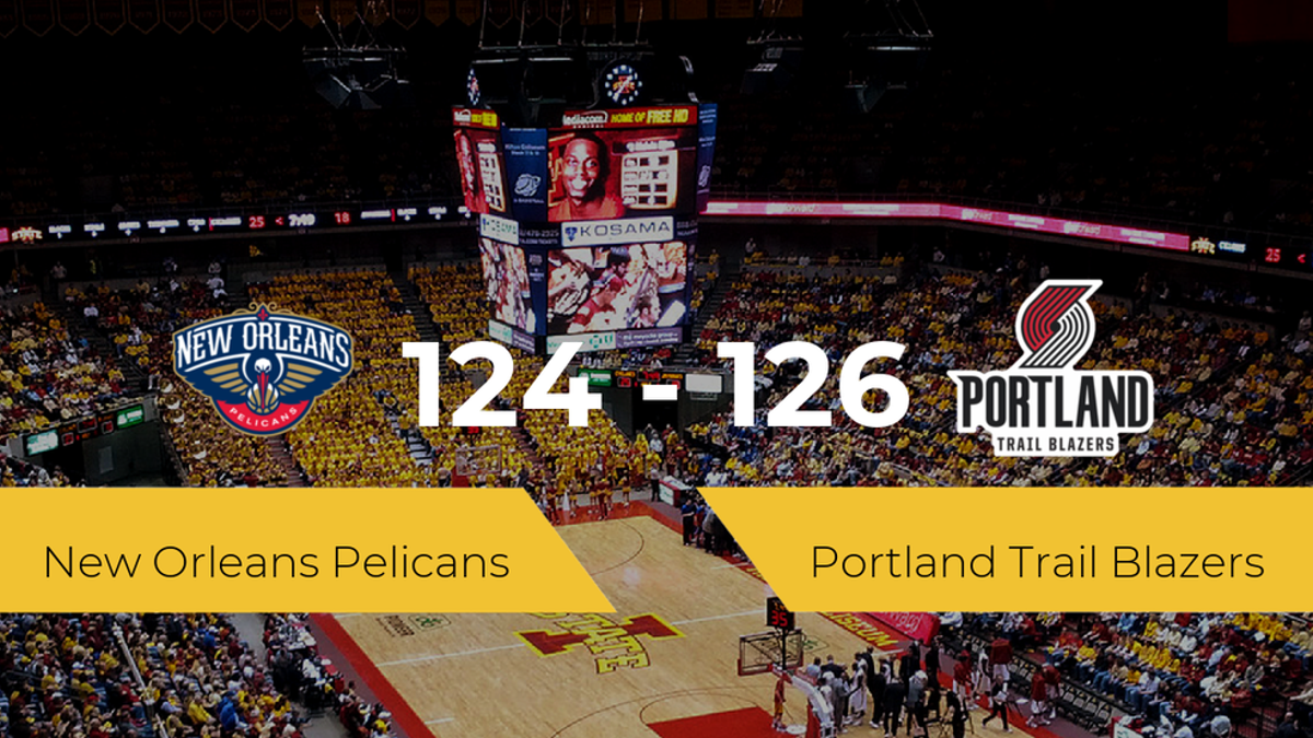 Triunfo de Portland Trail Blazers ante New Orleans Pelicans por 124-126
