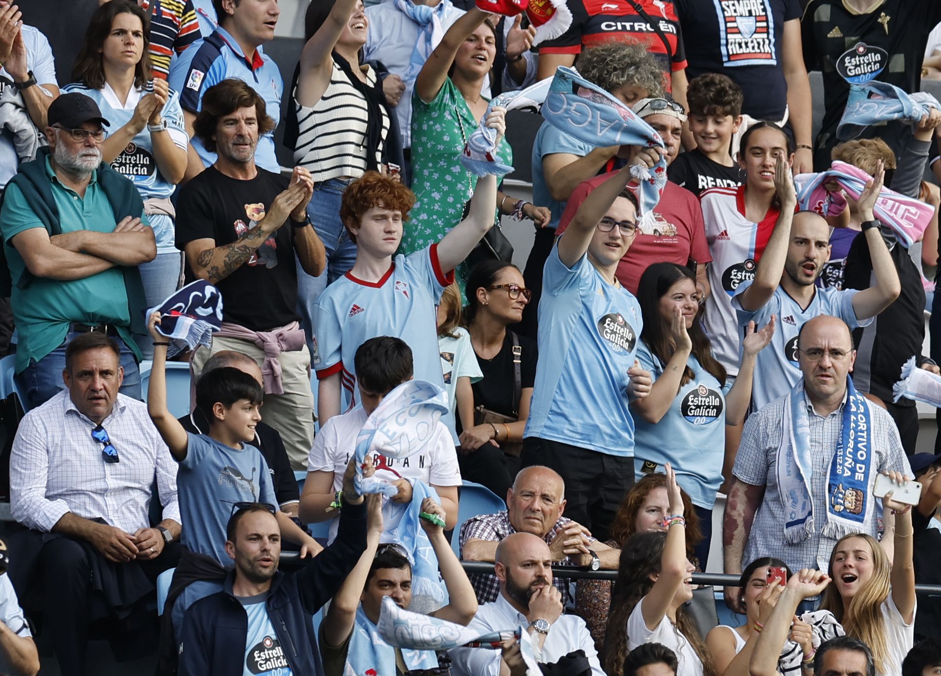 El Celta-Girona, en imágenes