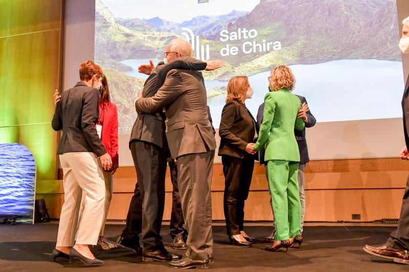 Acto de inicio de las obras de Salto de Chira