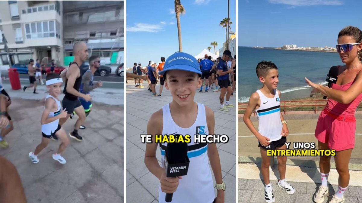 Iván Blanco, el niño prodigio de Málaga que corre más de 20 kilómetros