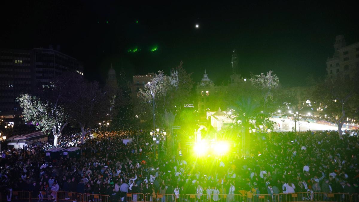 Fiesta de Nochevieja en València el año pasado.