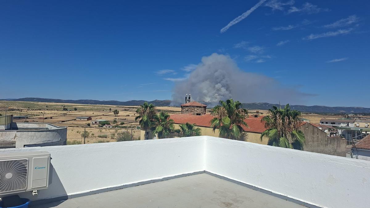 Fotogalería | Las imágenes del incendio en Las Navas, en Herrera del Duque