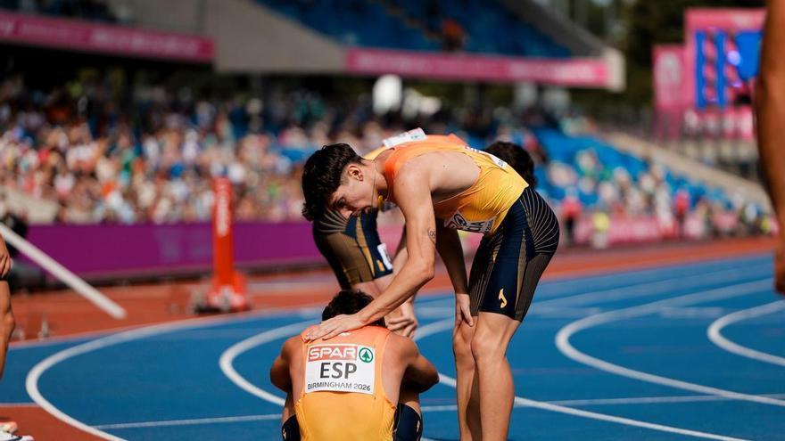 García Zurita y el 4x400, a ocho centésimas de la final en Birmingham