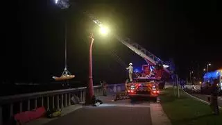 Nuevo rescate de una persona en el paseo marítimo de A Coruña