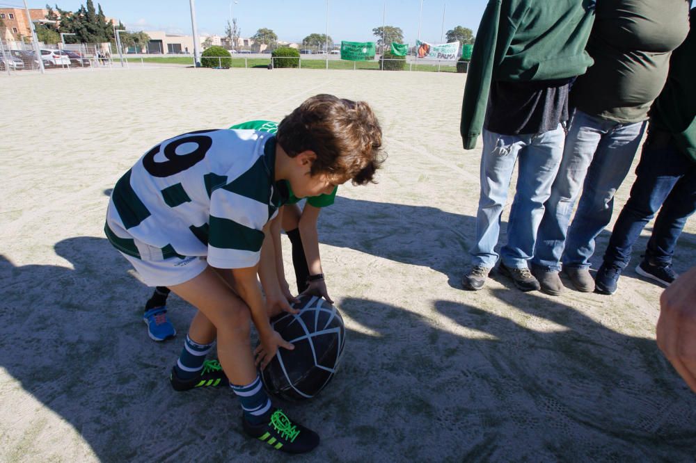 Casi 800 personas reclaman un nuevo campo de rugby en Palma