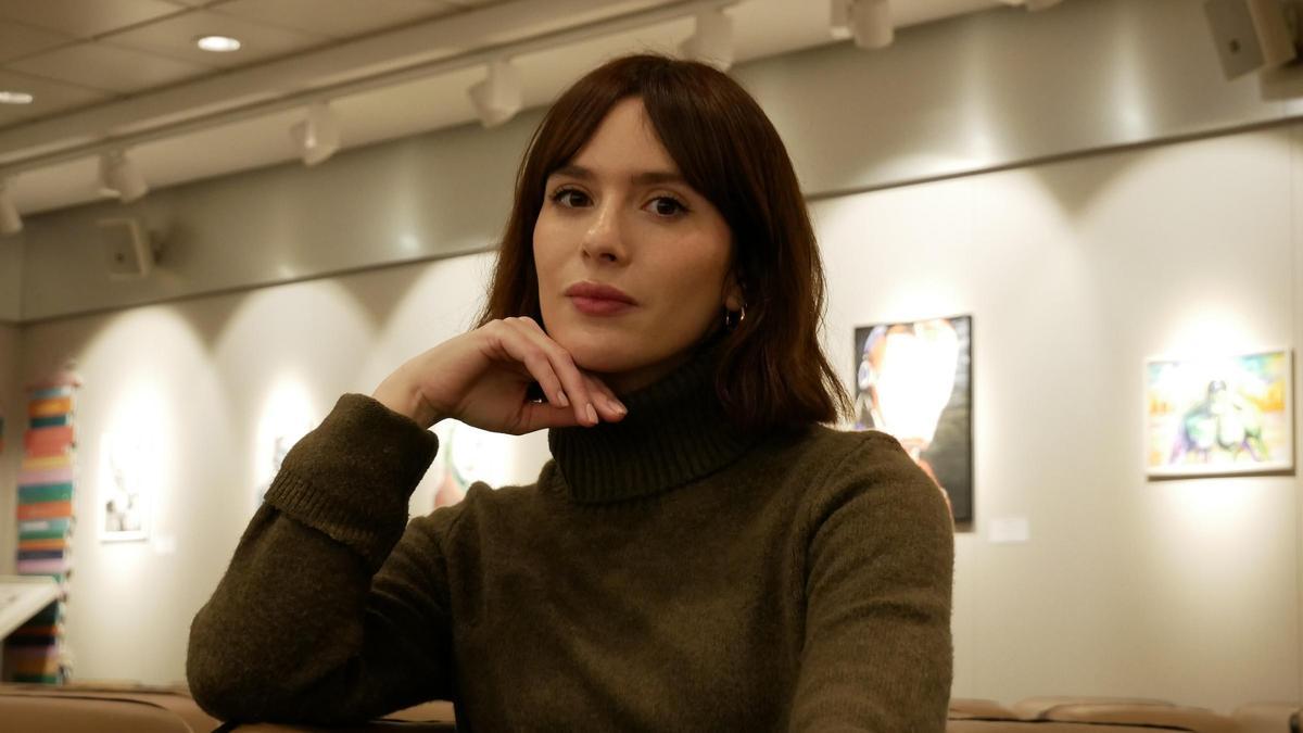 Nagore Suárez, esta semana, en el Ámbito Cultural de El Corte Inglés de Zaragoza.