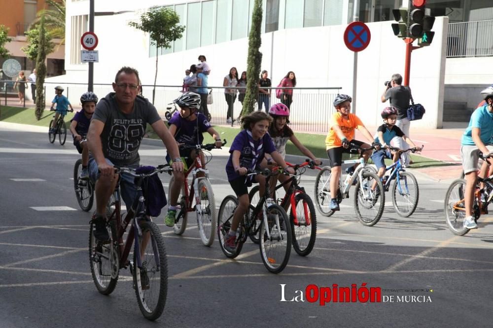 Ciclopaseo para clausular en Lorca los JDG