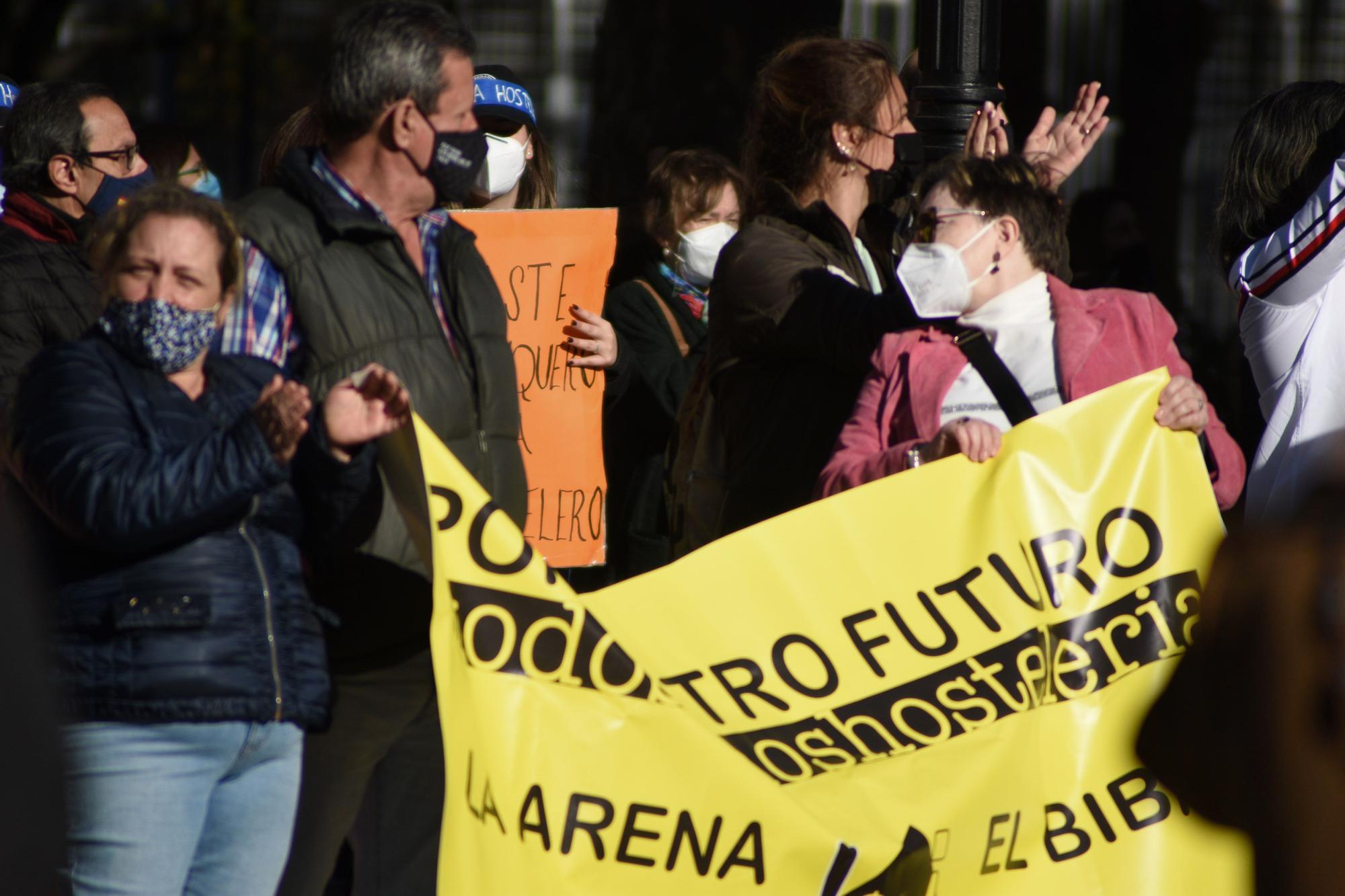 Manifestación de la hostelería en Gijón