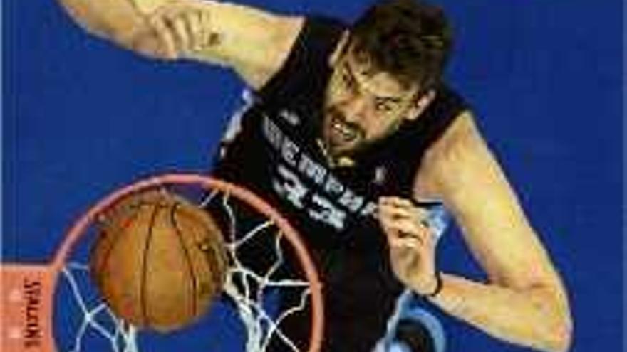 Marc Gasol torna jugar després de dos mesos de baixa per lesió