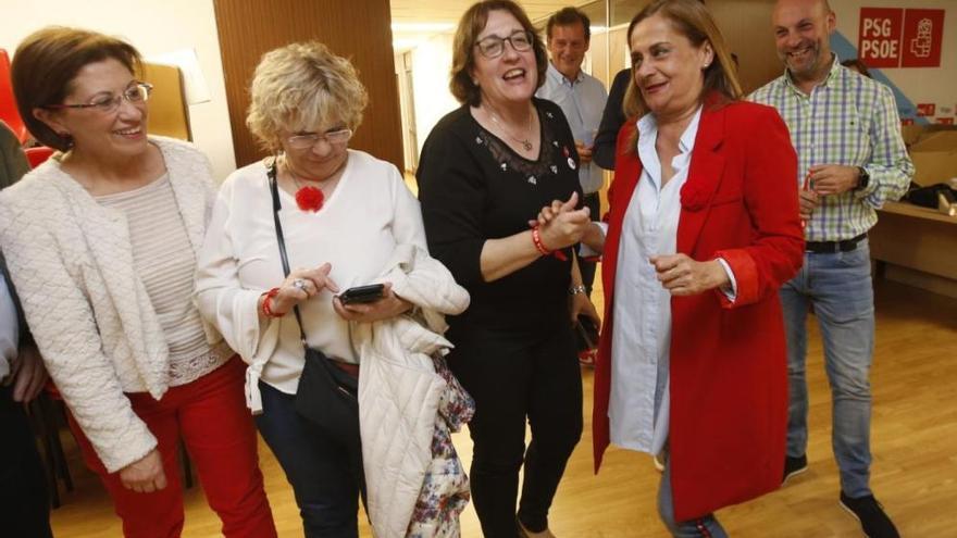 Elecciones Generales 2019 | Celebración en la sede del PSdeG en Vigo