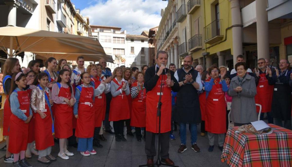 Luis Montes Albajar fue elegido Crespillero de Honor 2023. | AYUNTAMIENTO DE BARBASTRO