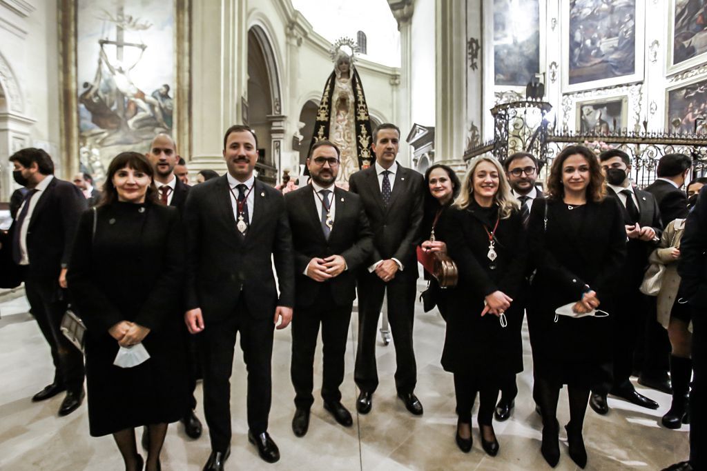 Semana Santa de Lorca 2022: Virgen de la Soledad del Paso Negro, iglesia y procesión